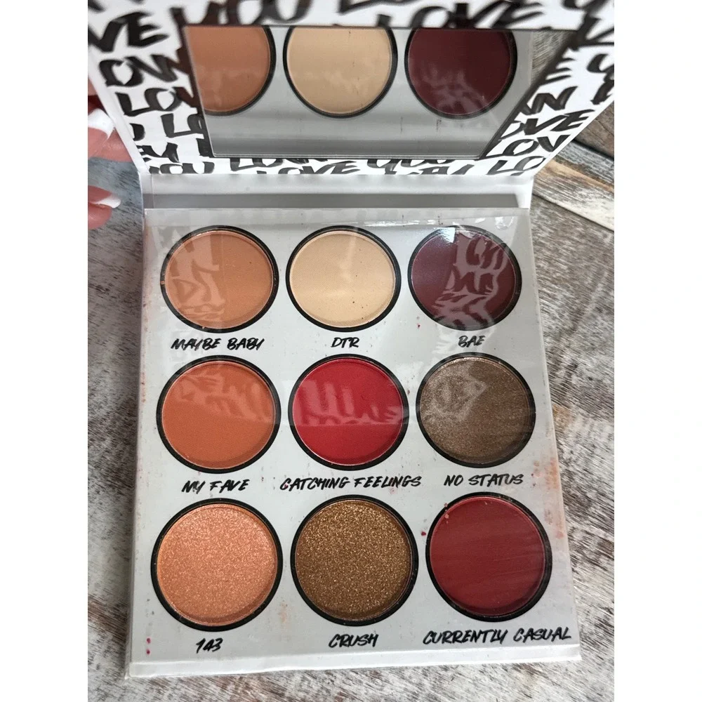 BH Cosmetics 9-Color Shadow Palette | Low-Key Love You | Warm Coral | MSRP $12